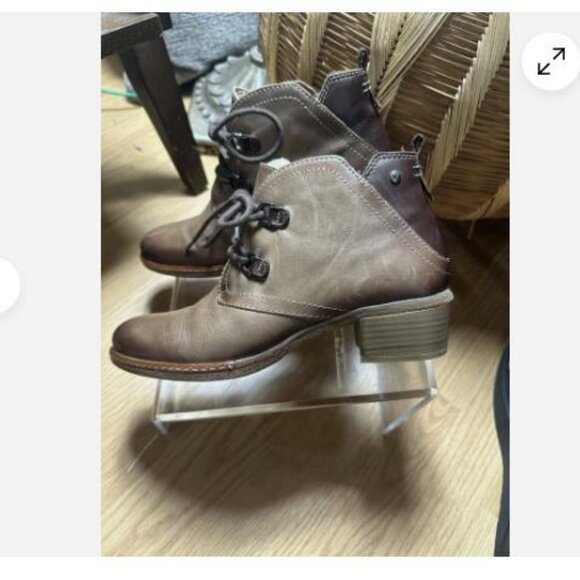 PIKOLINOS Rotterdam Ankle Boots Brown Cuero Sz EU 38 US 7.5-8 - Picture 4 of 9